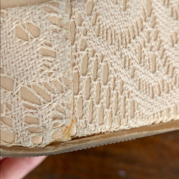 Charlotte Russe Nude Wedge Lace Size 10 - Picture 14 of 16